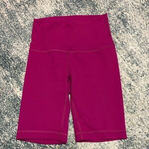 Lululemon Berry Biker Shorts
